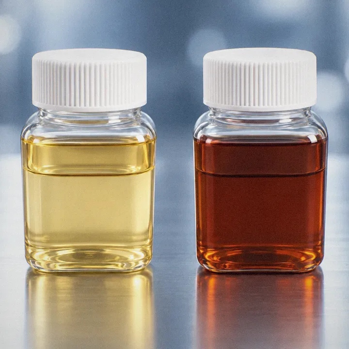 KG-2B and KG-3B cast iron rust preventive oil sample bottles