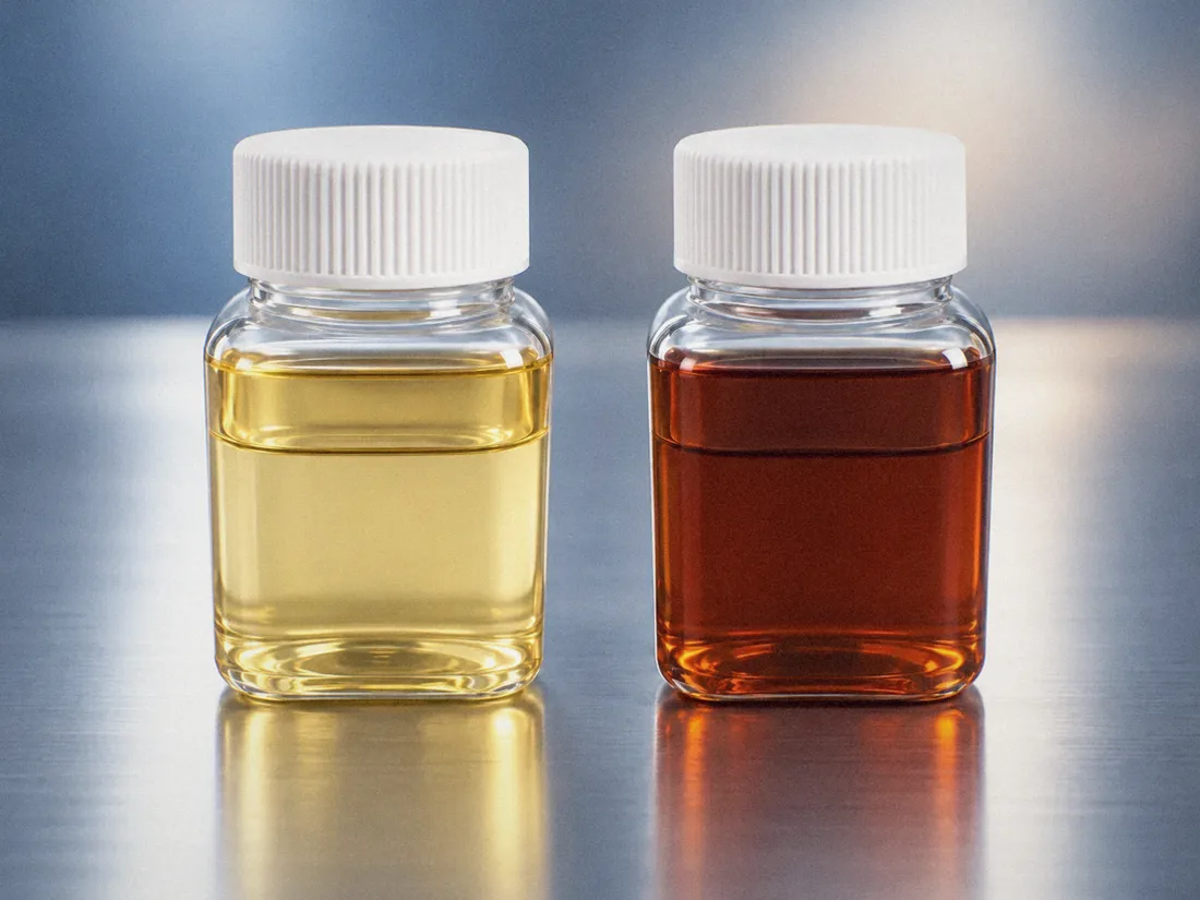 KG-2C and KG-3C plating and phosphating rust preventive oil sample bottles