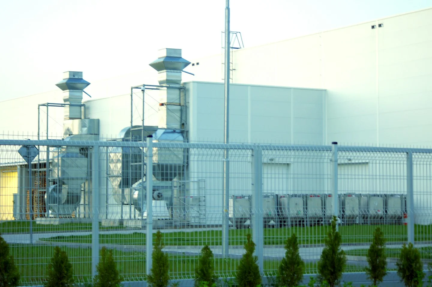 Industrial building exterior